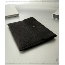 BLACK BASIC für iPad, iPad Air, Filz und Leder Sleeve